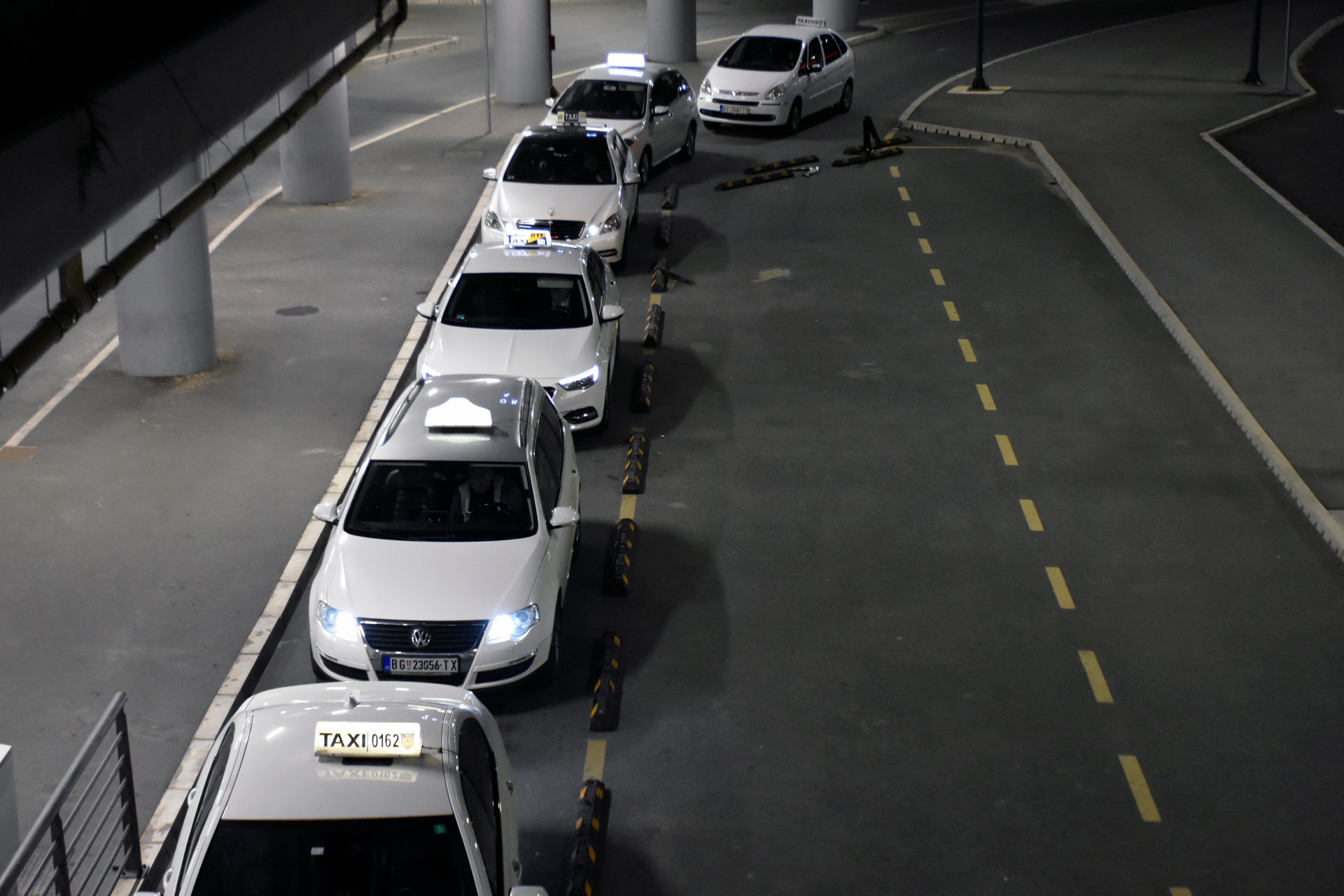 Belgrade Nikola Tesla Airport, Taxi Stand, Serbia, Europe